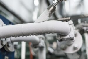 the frosted pipe recuperator