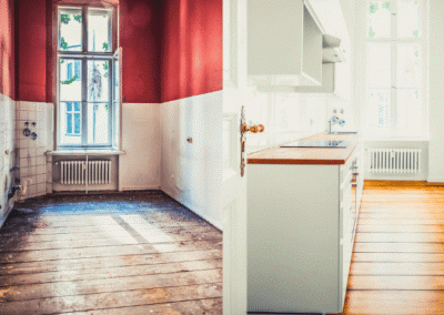 small room restored to aesthetic kitchen