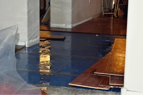Water damage restoration in Celina TX water leaking on the floor