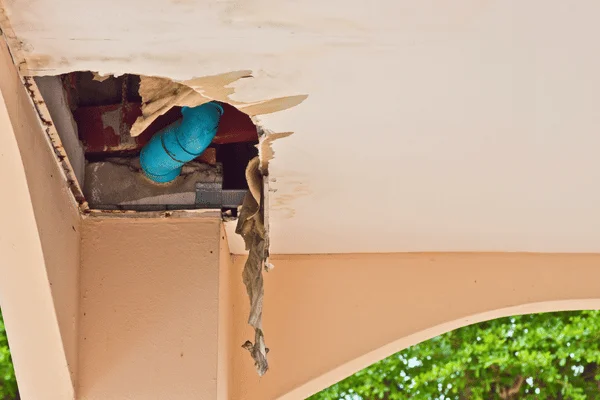 water damage ceiling restoration in The Colony TX