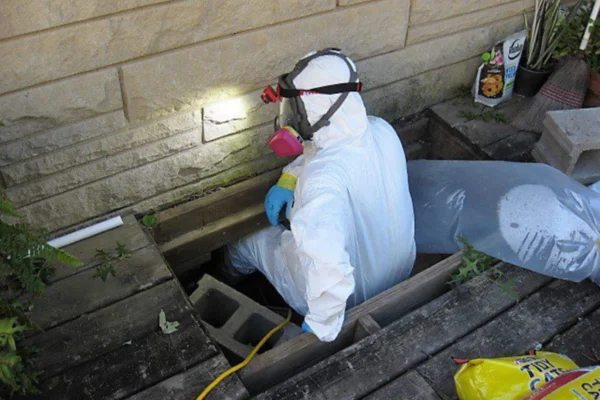 water restoration contractor working sewage cleanup in Collin County TX 