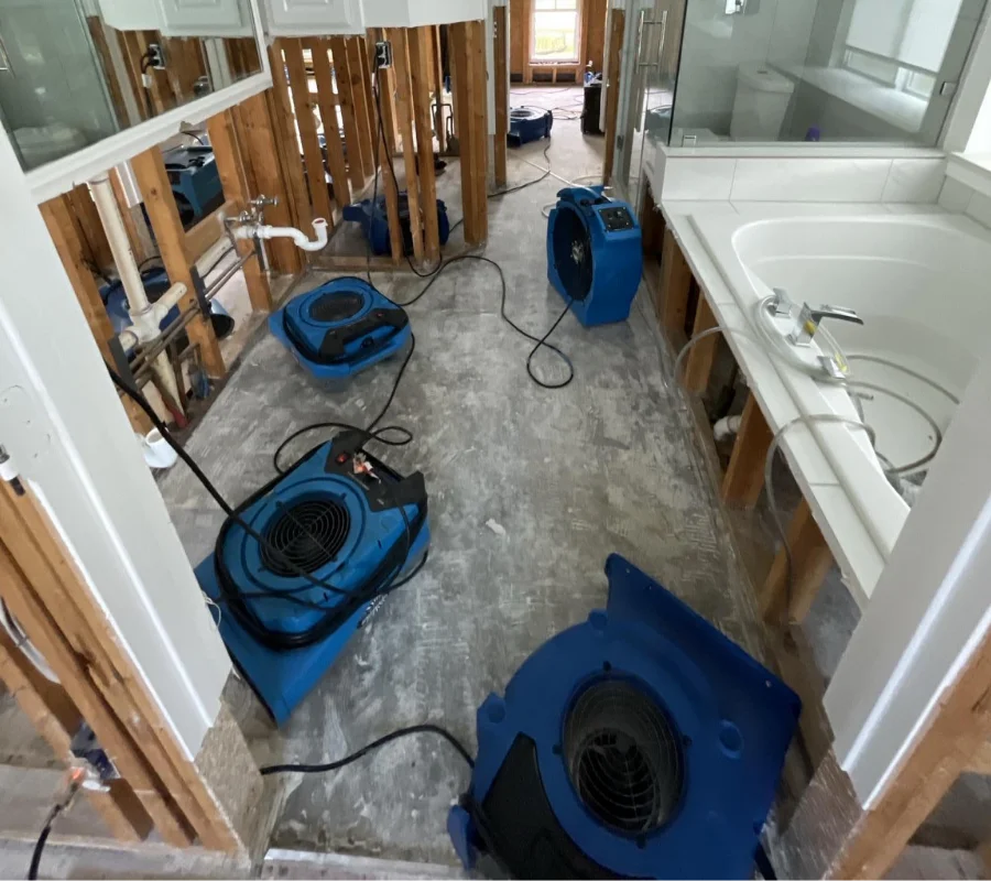 Burst Pipe Cleanup - SS Water Restoration