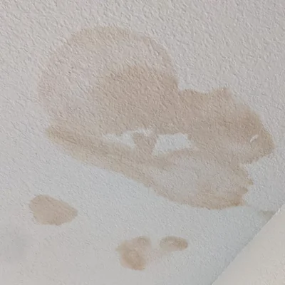 Discolored Drywall - SS Water Restoration