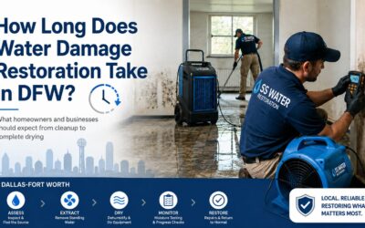 How Long Does Water Damage Restoration Take in DFW?