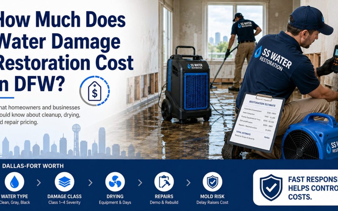 How Much Does Water Damage Restoration Cost in DFW?