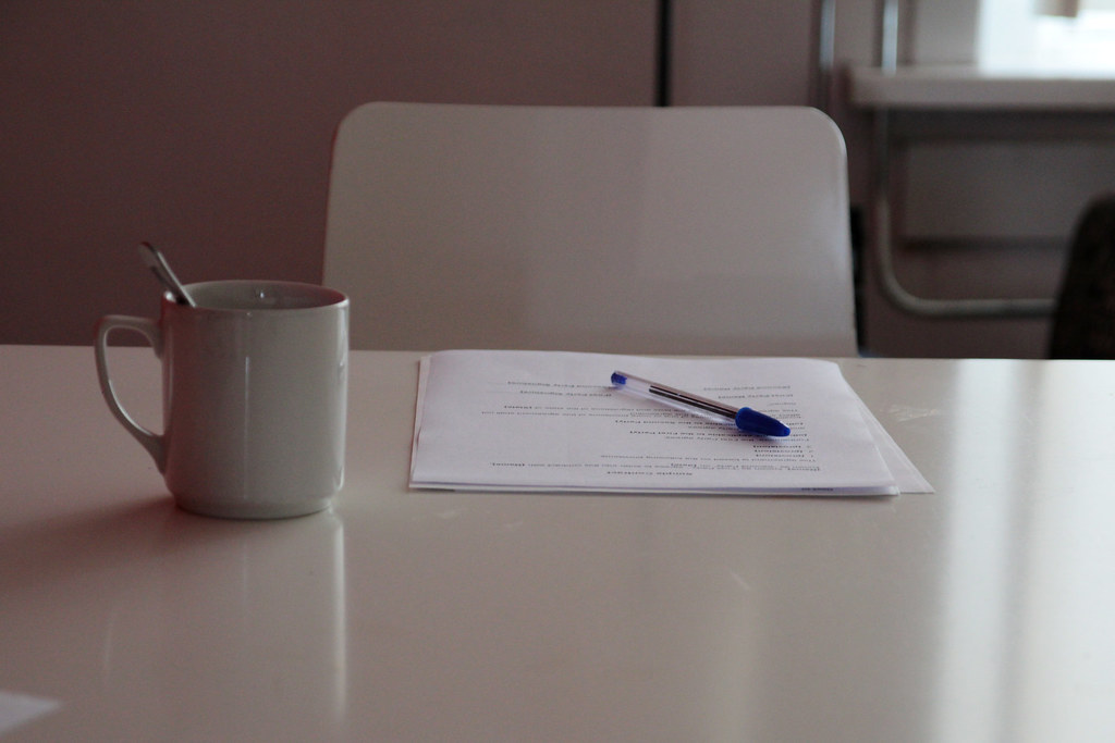 Signing real estate disclosure and contract documents
