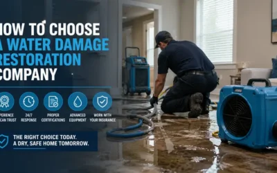 How to Choose a Water Damage Restoration Company (DFW)