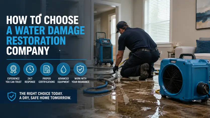 How to Choose a Water Damage Restoration Company (DFW)