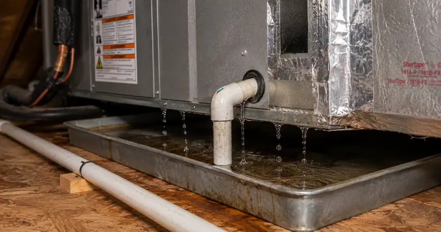 Why Is My AC Leaking Water? HVAC Condensate Leaks & Water Damage in DFW Homes