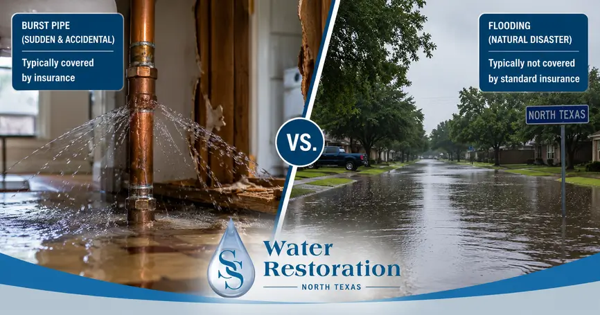 Water Damage vs. Flood: Why the Insurance Difference Matters in Texas
